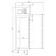 Vitrina frigorifica expunere DOCRILUC VE-8-10, potenta frigorifica 493 W, usi 1, temperatura +1ºC/ +5ºC