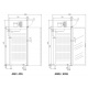 Vitrina frigorifica expunere DOCRILUC VE-8-10, potenta frigorifica 493 W, usi 1, temperatura +1ºC/ +5ºC