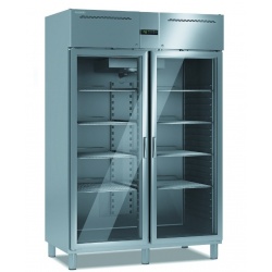 Vitrina frigorifica DOCRILUC AGV-140-2-C, capacitate 1282 litri, 2 usi, potenta frigorifica 907 W, -20°/ -15°C