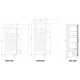 Frigider profesional DOCRILUC DRVGI-500 , 532 litri, 1 usa, potenta frigorifica 418 W, -2°C / +8°C, inox