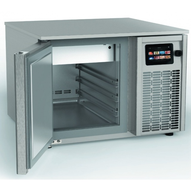 Vitrina frigorifica expunere DOCRILUC VE-8-10, potenta frigorifica 493 W, usi 1, temperatura +1ºC/ +5ºC