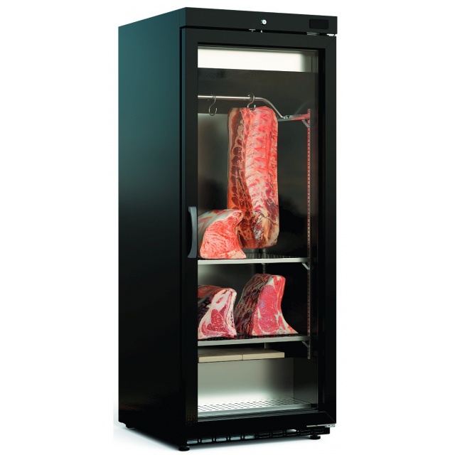 Vitrina maturare carne dry aging DOCRILUC DDAV-400, capacitate 240 litri, potenta frigorifica 556 W, temperatura -2ºC /+ 8ºC