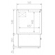 Lada frigorifica bauturi DOCRILUC EBEG-70-EA, capacitate 129 litri, 1 usa, potenta frigorifica 144 W, +2ºC /+ 8ºC, alb