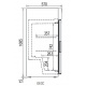 Vitrina frigorifica expunere DOCRILUC VE-8-10, potenta frigorifica 493 W, usi 1, temperatura +1ºC/ +5ºC