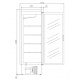 Vitrina frigorifica DOCRILUC DEBR-2003 cu 3 usi, 1852 litri, potenta frigorifica 1702 W, temperatura -2ºC/ +8ºC