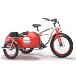 Bicicleta electrica BAD BIKE BEACH VINTAGE FAT 500W, greutate 33 kg