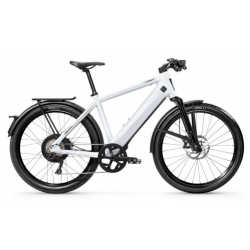Bicicleta electrica STROMER ST3EC, culoare Negru adânc | Alb rece | Roșu Imperial