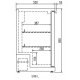 Vitrina frigorifica expunere DOCRILUC VE-8-10, potenta frigorifica 493 W, usi 1, temperatura +1ºC/ +5ºC