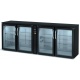 Vitrina frigorifica de bar DOCRILUC DSBE-150, 2 usi, capacitate 325 litri, potenta frigorifica 845 W, +4ºC/+8ºC, negru