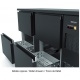 Vitrina frigorifica de bar DOCRILUC DSBIE-150, 2 usi, capacitate 325 litri, potenta frigorifica 845 W, +4ºC/+8ºC, inox