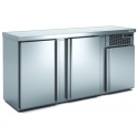 Frigider de bar pentru butoaie DOCRILUC DB-150, 3 usi, capacitate 3 butoaie, potenta frigorifica 845 W, +5ºC/+8ºC, inox
