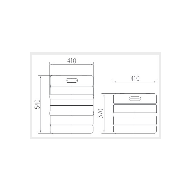 Vitrina frigorifica bar pentru butoaie DOCRILUC DEBP-200, 4 usi, capacitate 4 butoaie, potenta frigorifica 485 W, +5ºC/+8ºC