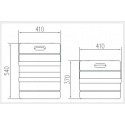 Vitrina frigorifica bar pentru butoaie DOCRILUC DEBP-200, 4 usi, capacitate 4 butoaie, potenta frigorifica 485 W, +5ºC/+8ºC