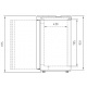 Vitrina frigorifica expunere DOCRILUC VE-8-10, potenta frigorifica 493 W, usi 1, temperatura +1ºC/ +5ºC