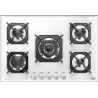 Aragaz Tecnogas P1X66M4VC, 60 cm, gaz, 4 arzatoare, grill, otel inoxidabil