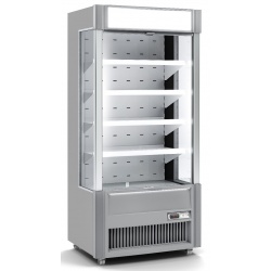 Vitrina frigorifica expunere DOCRILUC PROH-90 cu caseta luminoasa, 523 litri, potenta frigorifica 1263 W, temperatura -1°/+5°C
