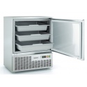 Mini vitrina profesionala pentru peste DOCRILUC DDPE-140, 125 litri, potenta frigorifica 185 W, -4ºC/ +4ºC, inox