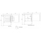 Mini frigider peste DOCRILUC DDP-140, capacitate 1825 litri, potenta frigorifica 25 W, -4ºC/ +4ºC, inox