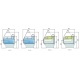 Vitrina frigorifica expunere DOCRILUC VEDS-9-30-R fara rezerva, geam curbat, 4 usi, potenta frigorifica 1312 W, -1°C/+5°C