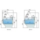 Mini frigider peste DOCRILUC DDP-140, capacitate 1825 litri, potenta frigorifica 25 W, -4ºC/ +4ºC, inox