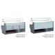 Vitrina frigorifica expunere DOCRILUC VED-10-30-C-TF cu rezerva, geam curbat, 4 usi, potenta frigorifica 1312 W, -1°/+5°C