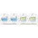 Vitrina frigorifica expunere DOCRILUC VED-10-30-C-TF cu rezerva, geam curbat, 4 usi, potenta frigorifica 1312 W, -1°/+5°C