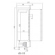 Congelator profesional DOCRILUC ASND-125, 2 usi, capacitate 964 litri, potenta frigorifica 833 W, temperatura -20°/-15°C