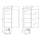 Vitrina frigorifica expunere DOCRILUC VE-8-10, potenta frigorifica 493 W, usi 1, temperatura +1ºC/ +5ºC