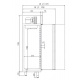 Vitrina frigorifica expunere DOCRILUC VE-8-10, potenta frigorifica 493 W, usi 1, temperatura +1ºC/ +5ºC