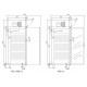 Vitrina frigorifica expunere DOCRILUC VE-8-10, potenta frigorifica 493 W, usi 1, temperatura +1ºC/ +5ºC