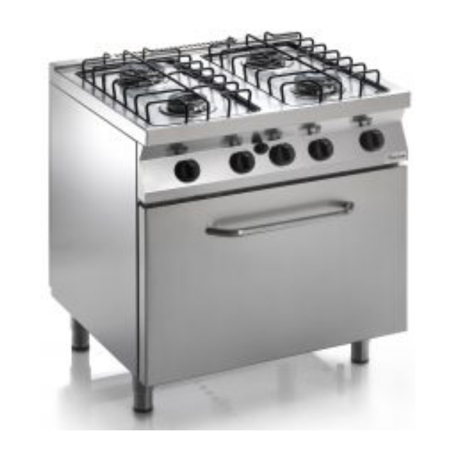 Aragaz profesional gaz Casta Smart S7/FUG4LO cu 4 arzatoare