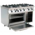 Aragaz profesional gaz Casta Smart S7/KUG6LN cu 6 arzatoare