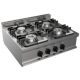 Aragaz profesional gaz CASTA P7/CUPG4BB.4M cu 2 arzatoare 400x700x305h