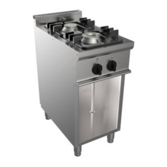 Aragaz pe gaz CASTA Easy 700 cu 2 arzatoare E7/CUPG2BA.1M1G 350x700x850h