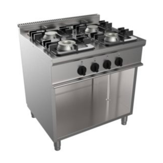 Aragaz pe gaz CASTA Easy 700 cu 4 arzatoare E7/CUPG4BA.4M 700x700x850h