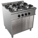 Aragaz pe gaz CASTA Easy 700 cu 4 arzatoare E7/KUPG4BA.4M 700x700x850h