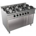 Aragaz pe gaz CASTA Easy 700 cu 6 arzatoare E7/CUPG6BA.3M3G 1050x700x850h