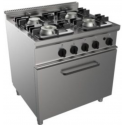 Aragaz pe gaz cu cuptor CASTA Easy 700 E7/CUPG4FO.2M2G 700x700x850h