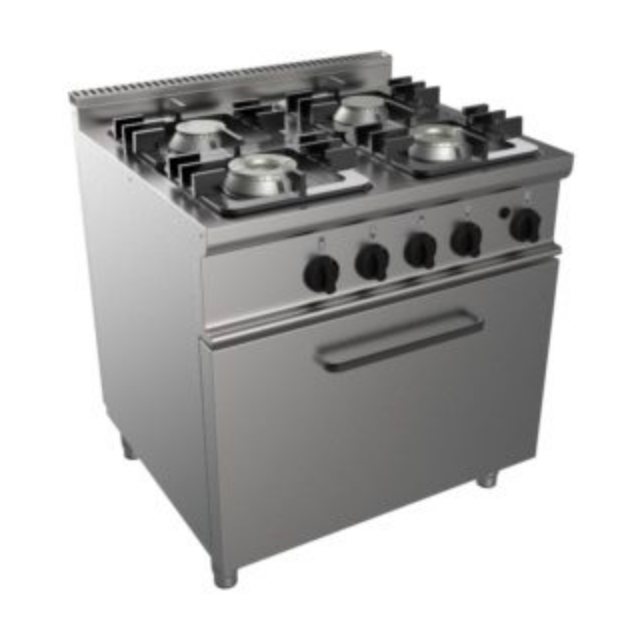 Aragaz pe gaz cu cuptor electric CASTA Easy 700 E7/CUPG4FE.4M 700x700x850h