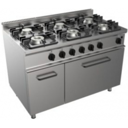 Aragaz pe gaz cu cuptor CASTA Easy 700 E7/CUPG6FM.3M3G 1050x700x850h