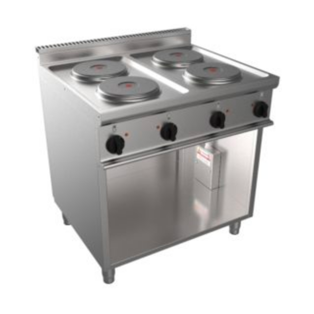 Aragaz profesional electric CASTA Easy 700 E7/CUET4BA 800x700x850h