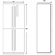 Side by Side Lofra Dolcevita GFRS819/O, Capacitate 519L, No Frost, 4 Usi, H 186 cm, Inox