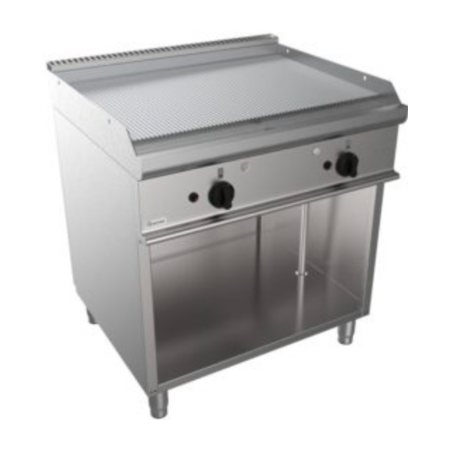 Gratar pe gaz Casta Easy 700 E7/FTG2BAR cu placa striata 700x700x850h
