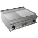 Gratar electric Casta Easy 700 E7/FTE2BBMK cu placa striata/neteda 700x700x270h