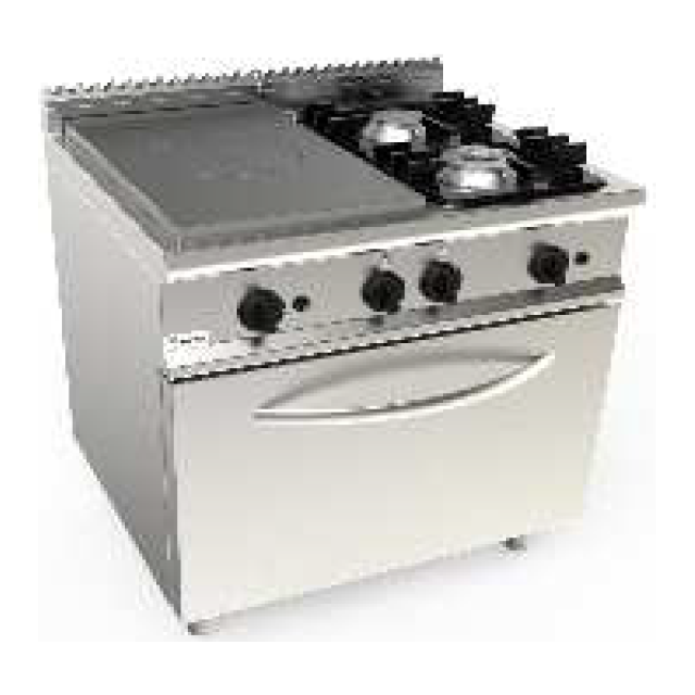 Masina de gatit cu cuptor pe gaz Casta Lady 700 L7/TPG2LO.1M1G 800x700x850h