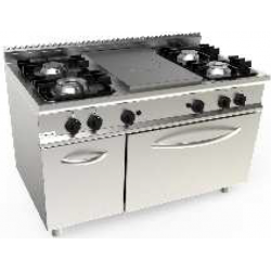 Masina de gatit cu cuptor pe gaz Casta Lady 700 L7/TPG6LN.2M2G 1200x700x850h