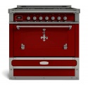 Aragaz cu cuptor simplu cu plita cu inductie OFFICINE GULLO Restart 90 ELG090IB12, usa clasica