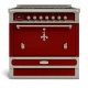 Aragaz cu cuptor simplu cu plita cu inductie OFFICINE GULLO Restart 90 ELG090IB13, usa clasica