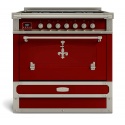 Aragaz cu cuptor simplu cu plita cu inductie OFFICINE GULLO Restart 90 ELG090IB13, usa clasica