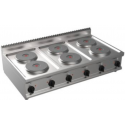 Masina de gatit electrica cu sase zone de gatit Casta L7/CUET6BB 1200x700x270h